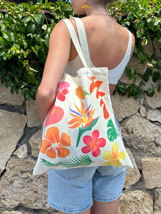 Hawaiian Florals Tote