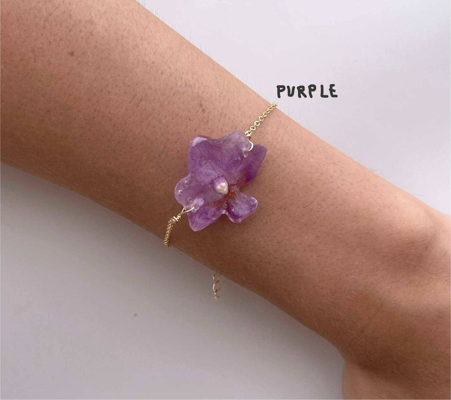 Super Mini Flower Pendant Bracelet